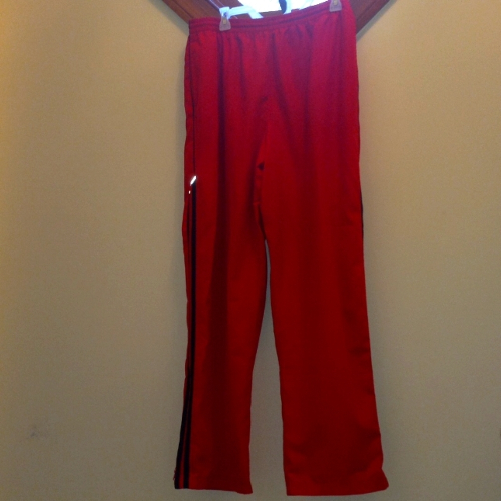 RED/BLACK TRACK JOGGER BOTTOMS